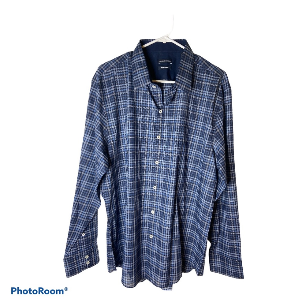 Zachary Prell Dormer Lightweight Button Down Shirt - Picture 2 of 5